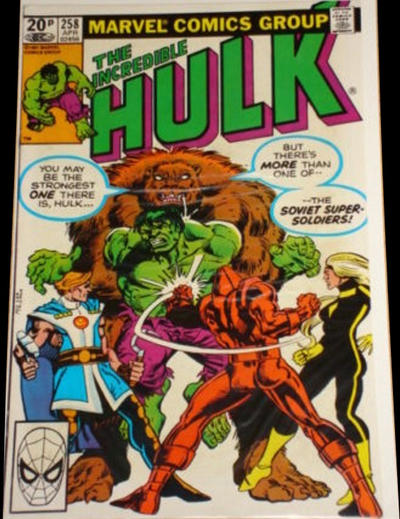 The Incredible Hulk 1968 #258 British - back issue - $9.00
