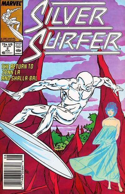 Silver Surfer 1987 #2 Newsstand ed. - back issue - $4.00