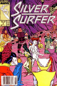 Silver Surfer 1987 #4 Newsstand ed. - back issue - $4.00