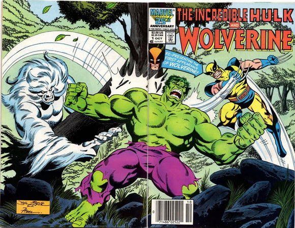 Incredible Hulk and Wolverine 1986 #1 Newsstand ed. - reader copy - $8.00