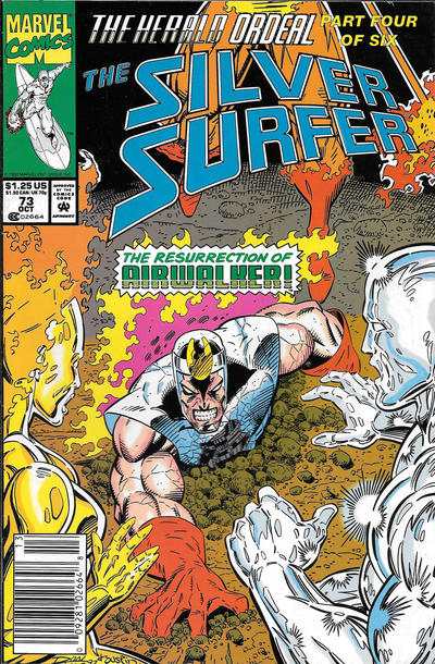 Silver Surfer 1987 #73 Newsstand ed. - back issue - $4.00
