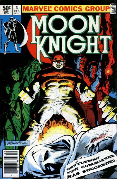 Moon Knight 1980 #4 Newsstand ed. - back issue - $10.00