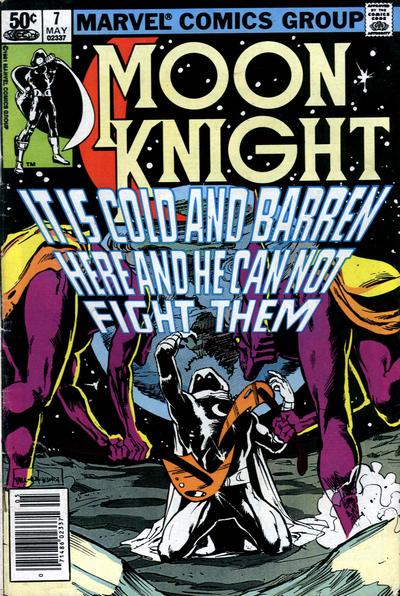 Moon Knight 1980 #7 Newsstand ed. - back issue - $4.00