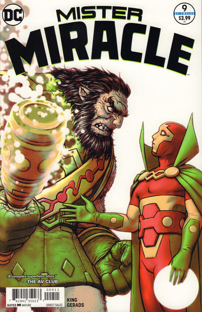 Mister Miracle 2017 #9 Nick Derington Cover - back issue - $4.00