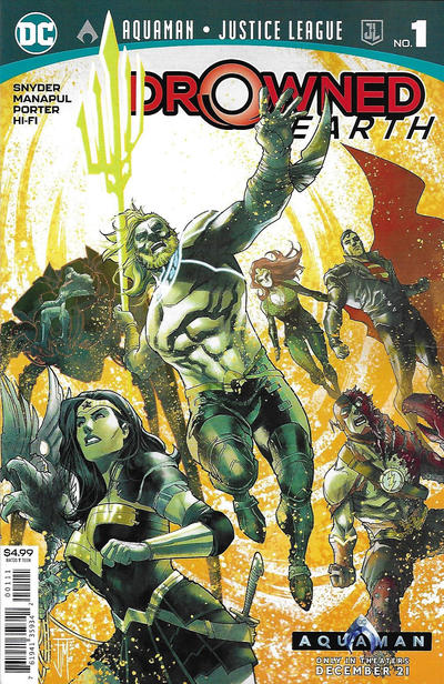 Aquaman / Justice League: Drowned Earth Special 2019 #1 Francis Manapul Cover - back issue - $5.00