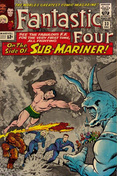 Fantastic Four 1961 #33 - 5.5 - $40.00
