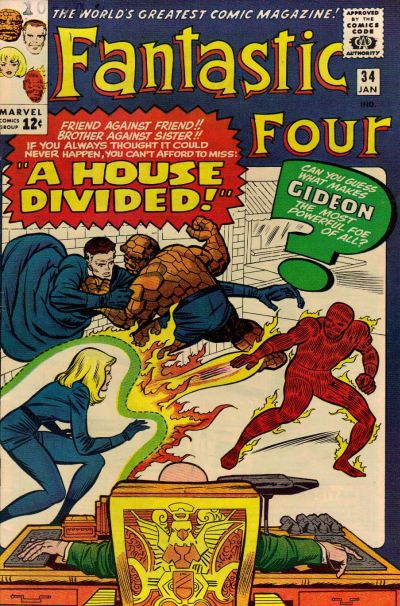 Fantastic Four 1961 #34 - 7.5 - $125.00
