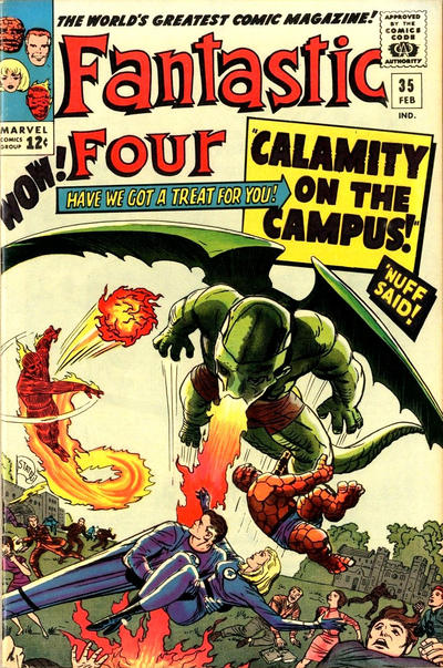 Fantastic Four 1961 #35 - 3.5 - $35.00