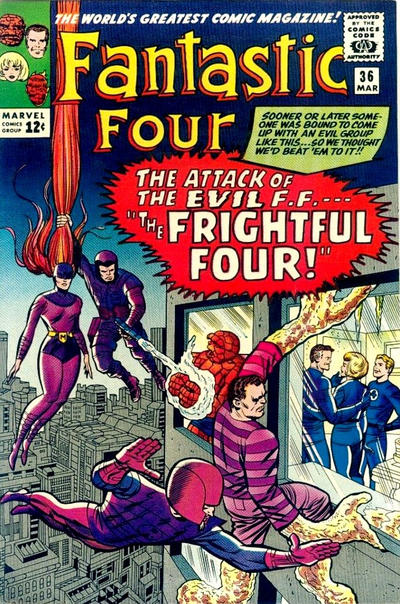 Fantastic Four 1961 #36 - 3.5 - $50.00