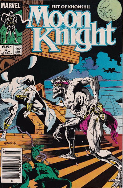 Moon Knight 1985 #2 Newsstand ed. - back issue - $6.00