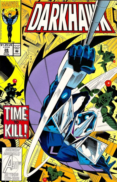 Darkhawk 1991 #28 Direct ed. - back issue - $4.00