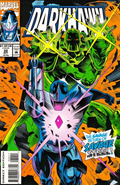 Darkhawk 1991 #32 Direct Edition - back issue - $4.00