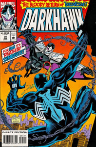 Darkhawk 1991 #35 Direct Edition - back issue - $4.00