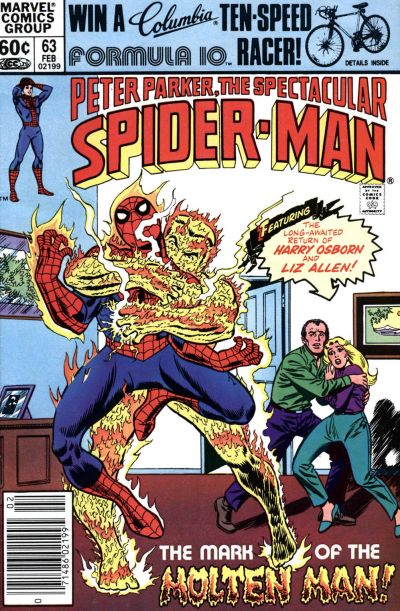 The Spectacular Spider-Man 1976 #63 Newsstand ed. - back issue - $7.00