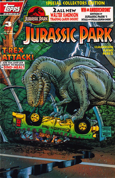 Jurassic Park 1993 #3 Special Collectors Edition - back issue - $4.00