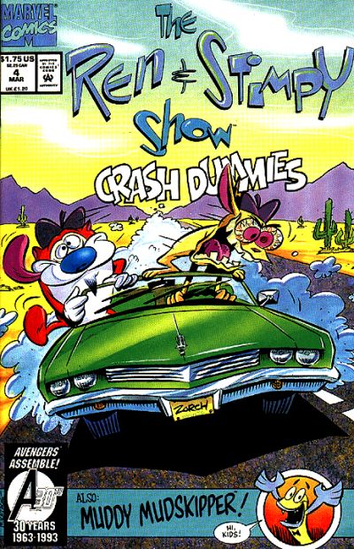 The Ren & Stimpy Show 1992 #4 Direct Edition - back issue - $4.00