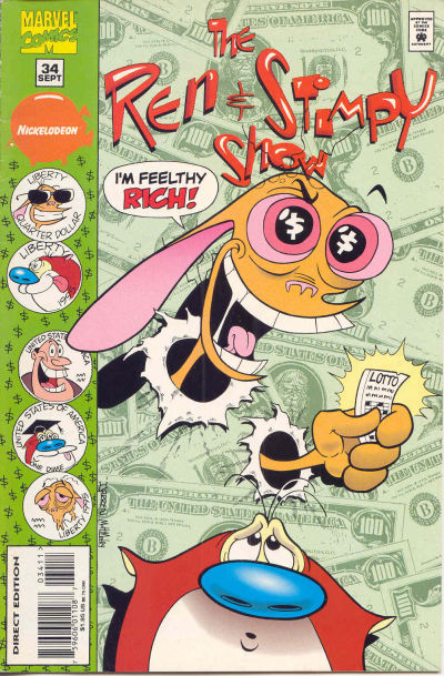 The Ren & Stimpy Show 1992 #34 - back issue - $4.00