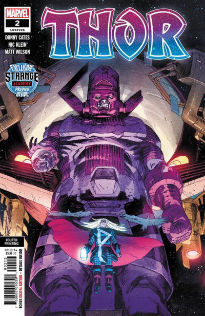 Thor 2020 #2 728 Fourth Printing - Nic Klein - back issue - $4.00