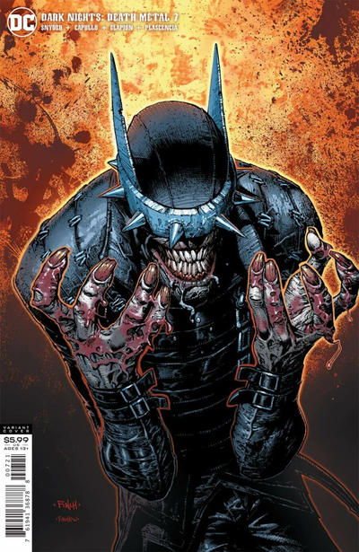 Dark Nights: Death Metal 2020 #7 David Finch Batman Who Laughs Variant Cover - back issue - $5.00