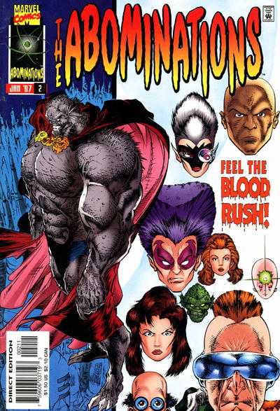 Abominations 1996 #2 Direct Edition - back issue - $3.00