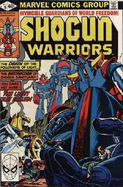 Shogun Warriors 1979 #16 Direct ed. - back issue - $5.00