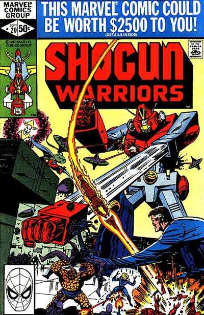 Shogun Warriors 1979 #20 Direct ed. - back issue - $5.00