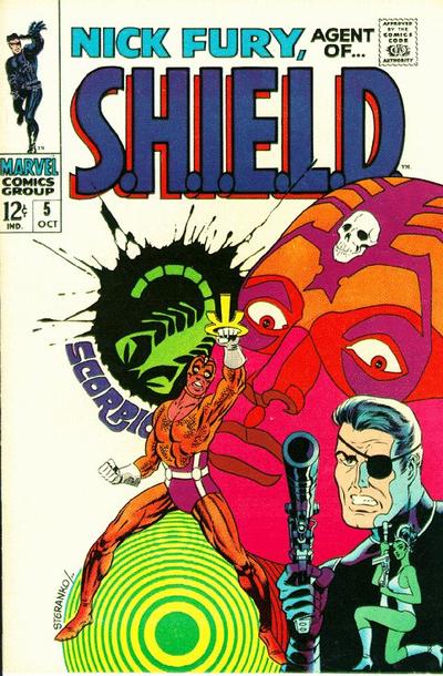 Nick Fury, Agent of SHIELD 1968 #5 - back issue - $15.00