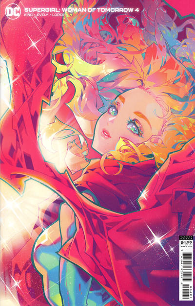 Supergirl: Woman of Tomorrow 2021 #4 Rose Besch Variant Cover - back issue - $15.00
