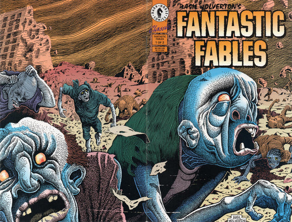 Basil Wolverton's Fantastic Fables 1993book Vol 1 - back issue - $4.00