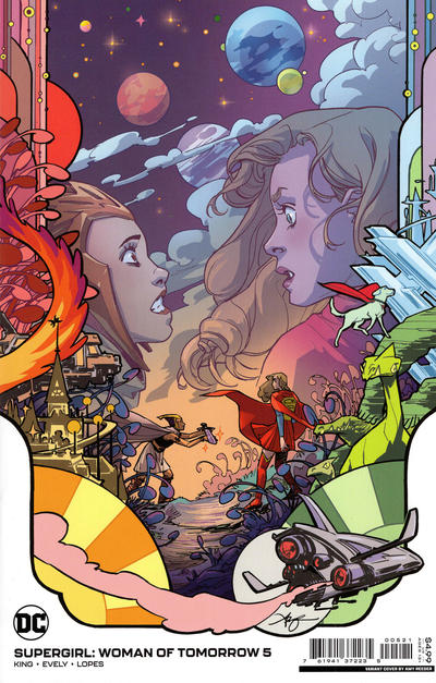 Supergirl: Woman of Tomorrow 2021 #5 Amy Reeder Variant Cover - back issue - $10.00
