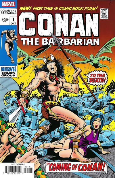 Conan the Barbarian No. 1 Facsimile Edition 2022 #[nn] - back issue - $5.00