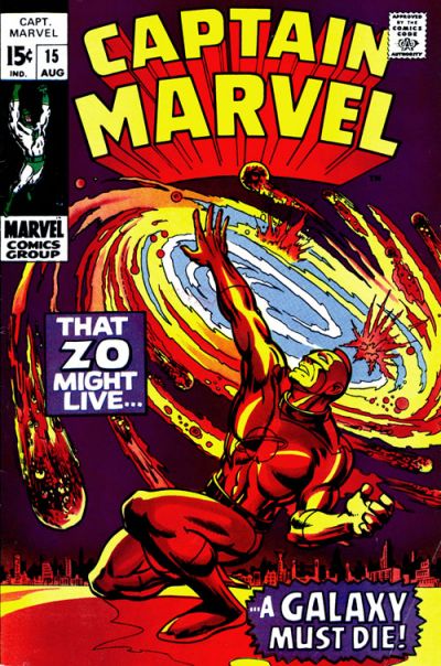 Captain Marvel 1968 #15 - reader copy - $9.00