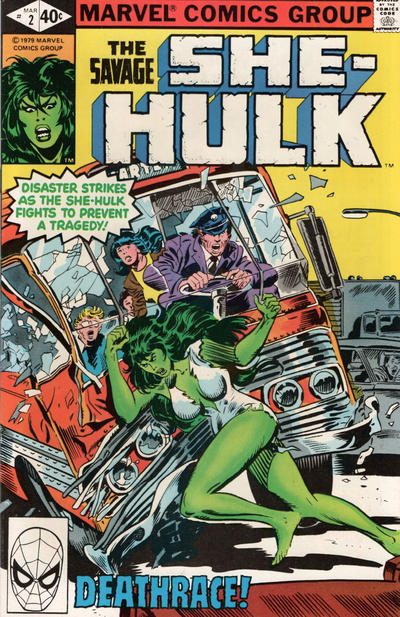 The Savage She-Hulk 1980 #2 Direct ed. - back issue - $5.00