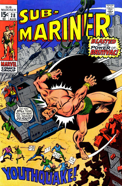 Sub-Mariner 1968 #28 - back issue - $11.00