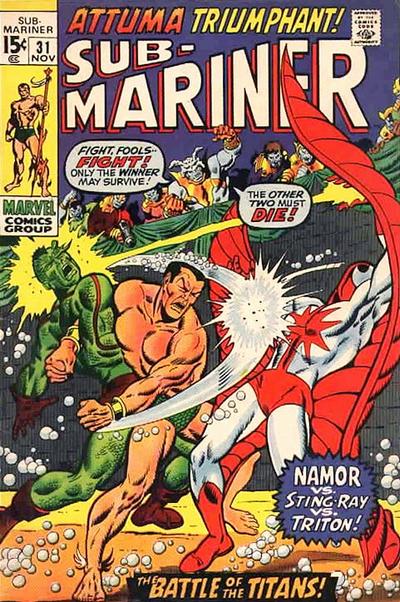 Sub-Mariner 1968 #31 - reader copy - $4.00