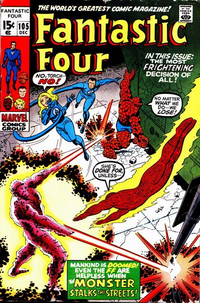 Fantastic Four 1961 #105 - back issue - $14.00