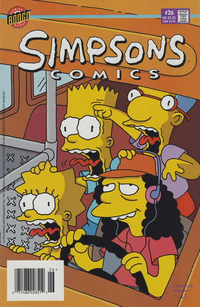 Simpsons Comics 1993 #26 Newsstand ed. - back issue - $4.00