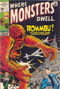 Where Monsters Dwell 1970 #7 - reader copy - $4.00