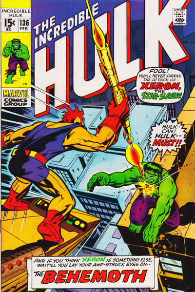 The Incredible Hulk 1968 #136 - back issue - $11.00
