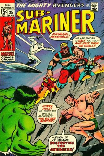 Sub-Mariner 1968 #35 - 7.0 - $29.00