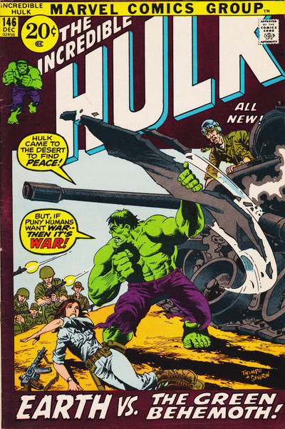 The Incredible Hulk 1968 #146 - back issue - $7.00
