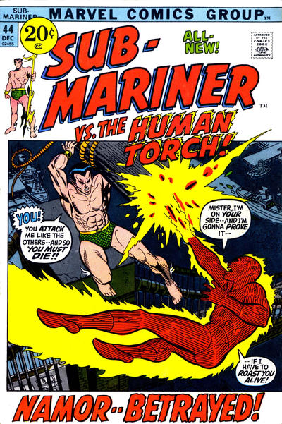 Sub-Mariner 1968 #44 - back issue - $12.00