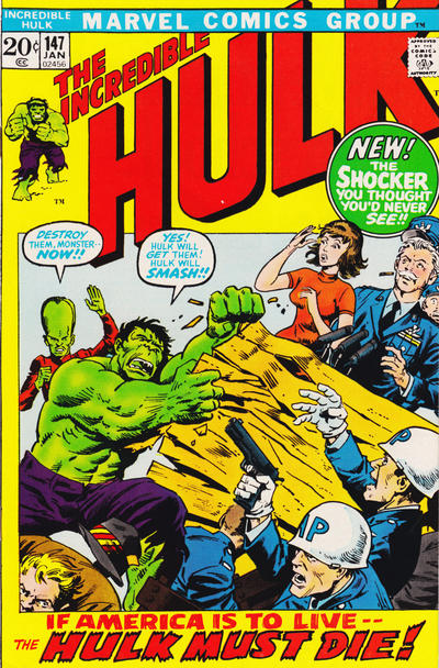The Incredible Hulk 1968 #147 - back issue - $14.00