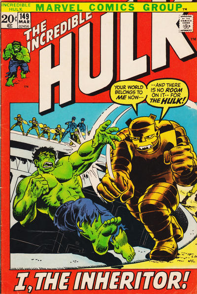 The Incredible Hulk 1968 #149 - back issue - $14.00