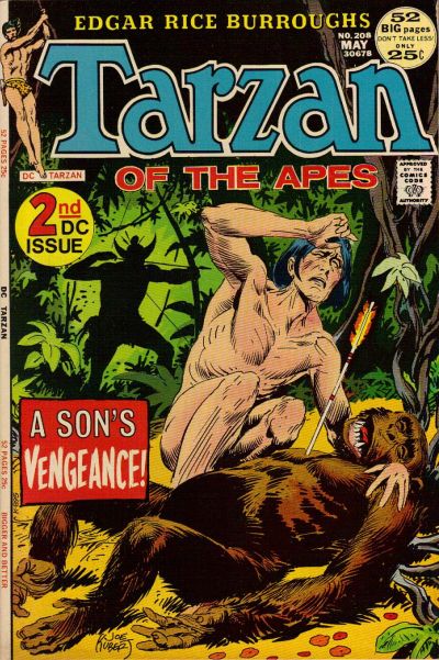 Tarzan 1972 #208 - back issue - $7.00