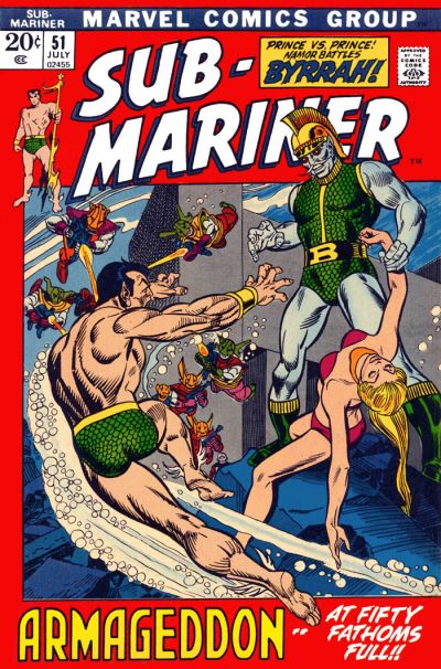 Sub-Mariner 1968 #51 - back issue - $6.00