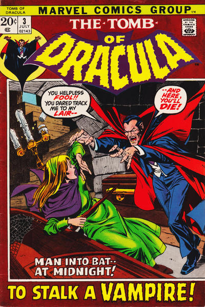 Tomb of Dracula 1972 #3 - 4.5 - $20.00