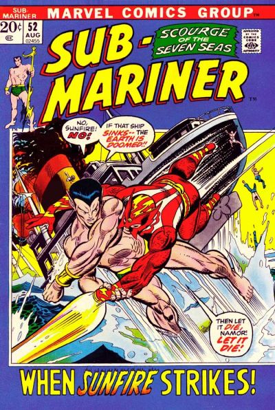 Sub-Mariner 1968 #52 - back issue - $15.00