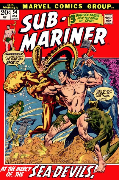 Sub-Mariner 1968 #54 - back issue - $13.00