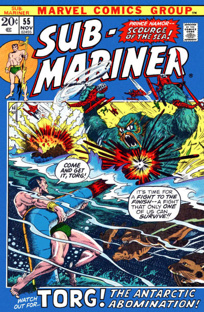 Sub-Mariner 1968 #55 - back issue - $12.00